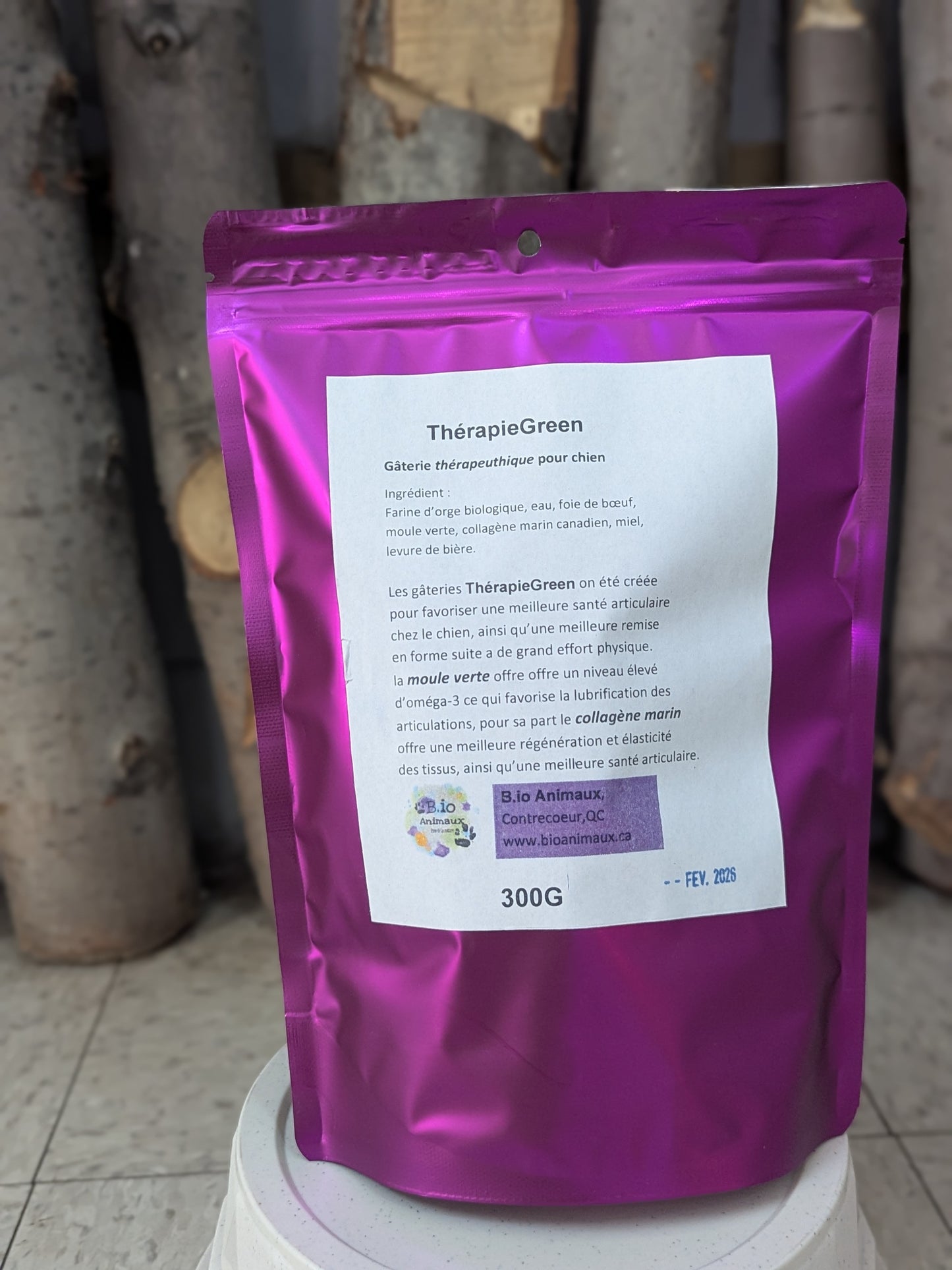 Gâterie pour chien - ThérapieGreen 300G