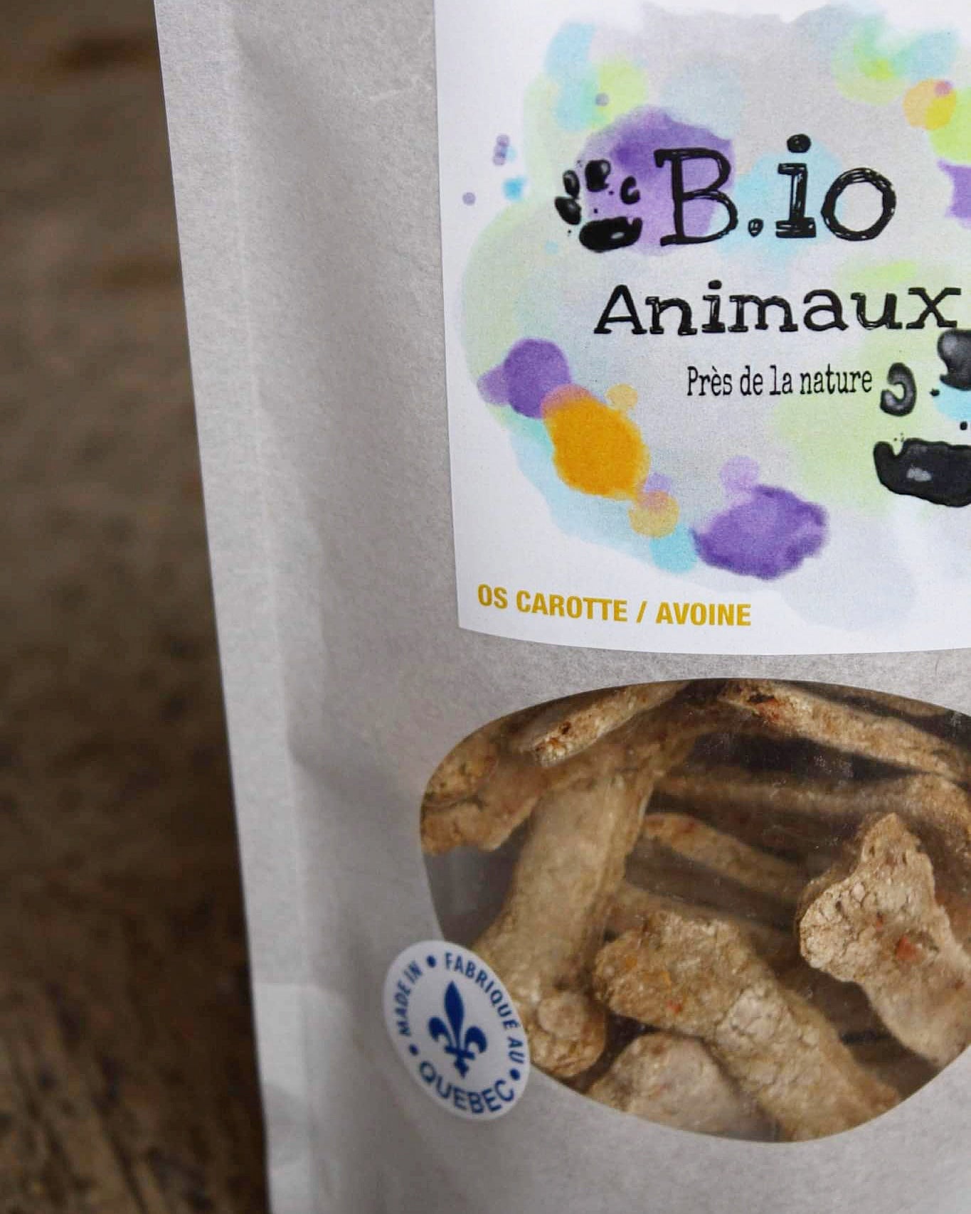 Gâteries pour chiens - os carotte et avoine