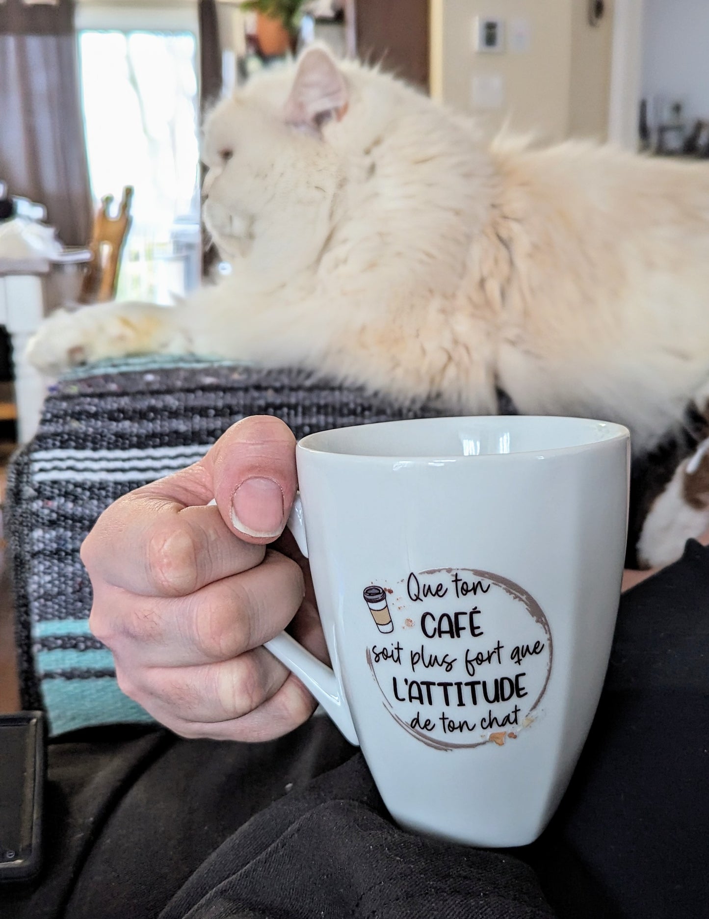 Tasse- Que ton café soit plus fort que l'attitude de